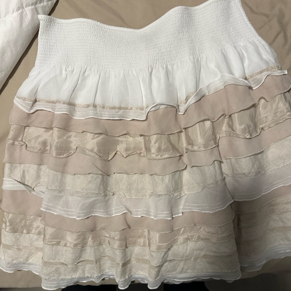 White House Black Market above the knee skirt elastic waistband size XL